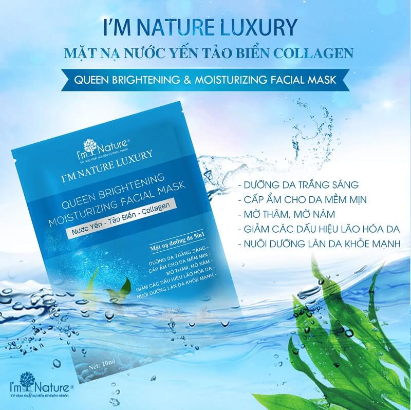 Công dụng của Mặt nạ yến tươi I'm Nature