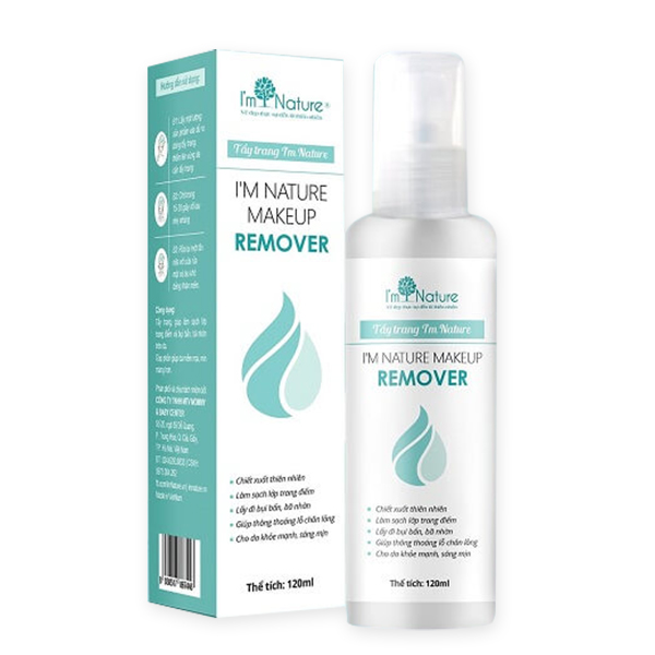 Nước tẩy trang Remover I'm Nature không cồn dịu nhẹ