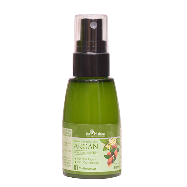Tinh chất mọc tóc thảo mộc Argan I’m Nature 60ml