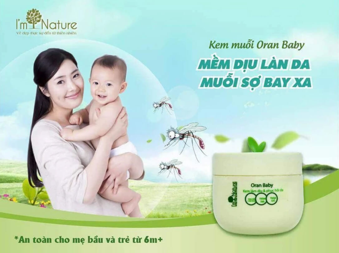 Kem Oran Baby I'm Nature chống muỗi là sản phẩm gì?