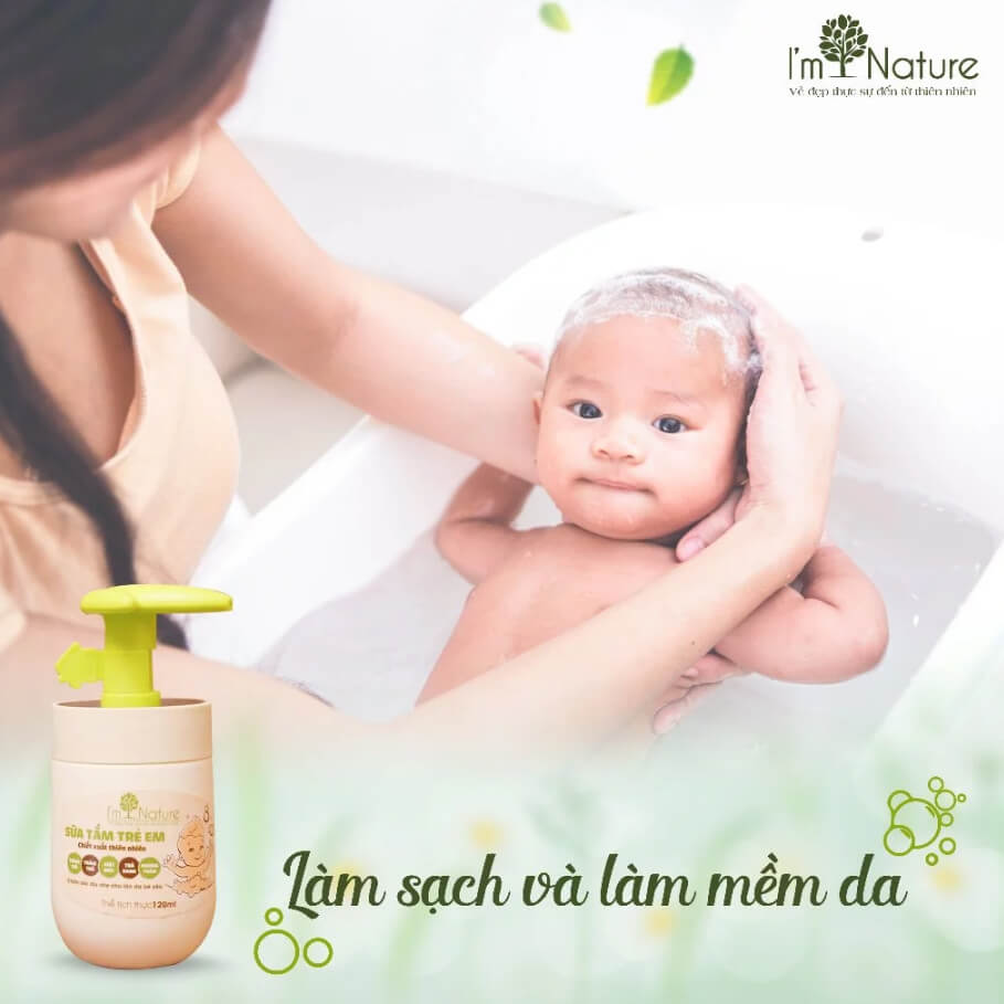 Hướng dẫn sử dụng Sữa tắm gội thảo dược trẻ em I'm Nature để đạt hiệu quả tốt nhất