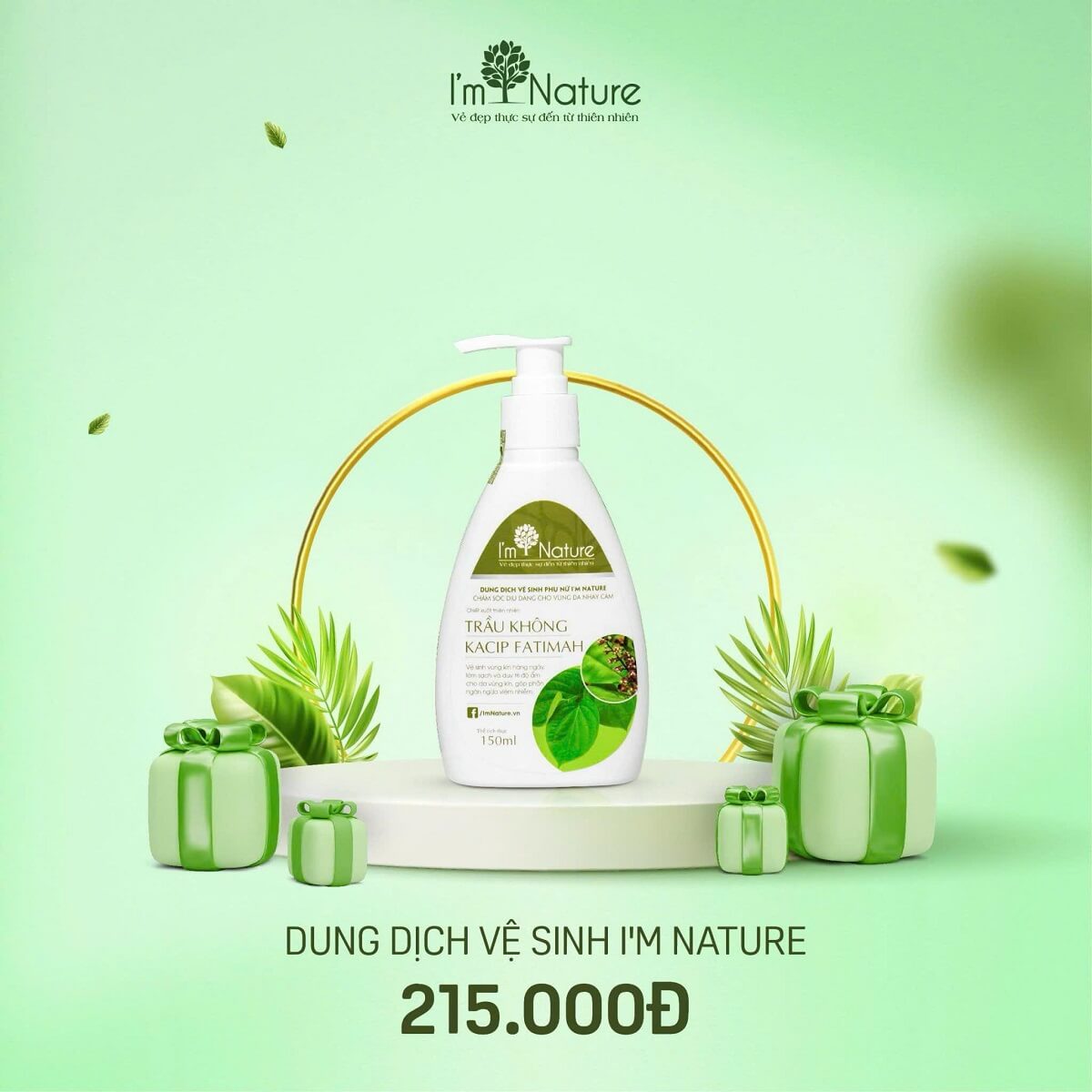 Dung dịch vệ sinh lá trầu không Kacip Fatimah I’m Nature là sản phẩm gì?