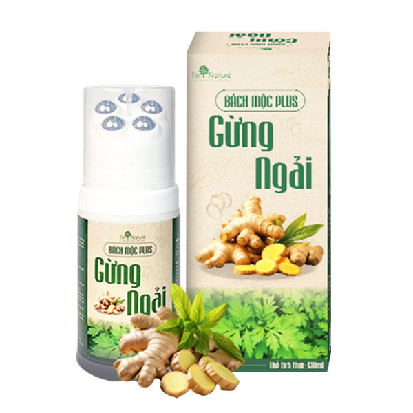 Con lăn Bách Mộc PLus Gừng Ngải hỗ trợ đau nhức xương khớp