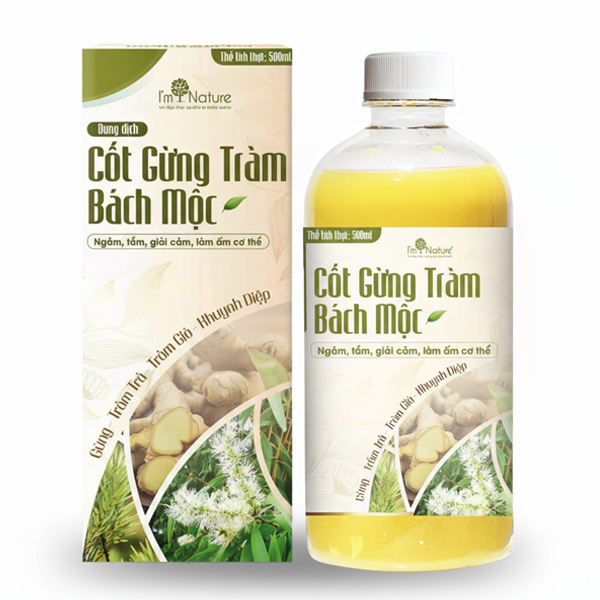 Cốt Gừng Tràm Bách Mộc I'm Nature 500ml